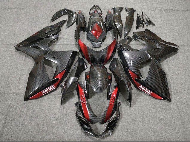 Carbon Fiber Red 2009-2016 GSXR 1000 Fairings