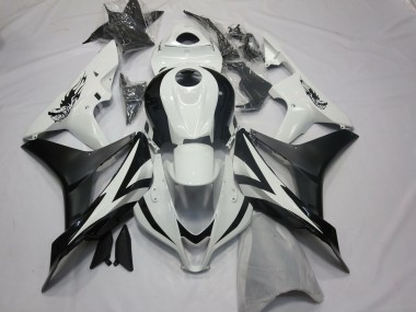 Custom OEM Style White and Black 2007-2008 CBR600RR Fairings