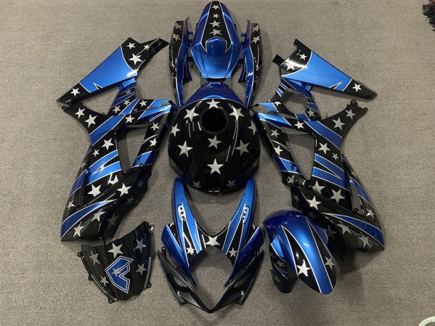Custom Pearl Star Style 2007-2008 GSXR 1000 Fairings