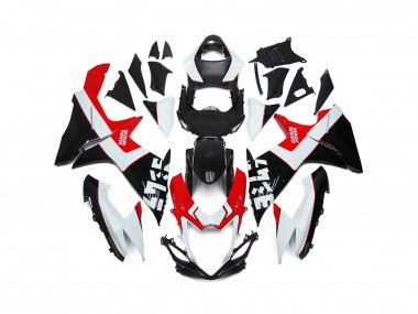 Custom Red and Black with Logos 2011-2024 GSXR 600-750 Fairings