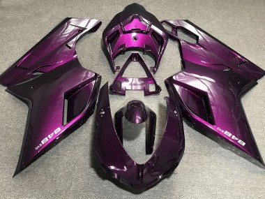 Deep Pink 2007-2014 Ducati 848 1098 1198 Fairings
