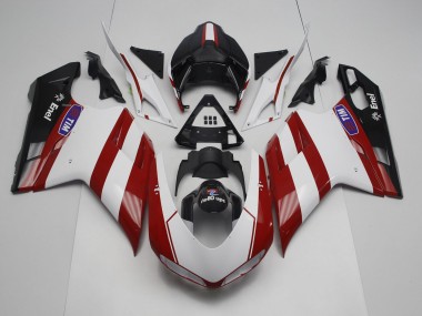 Deep Red 2007-2014 Ducati 848 1098 1198 Fairings