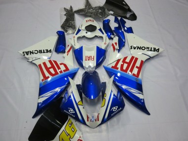 Fiat with Light Blue 2012-2014 R1 Fairings