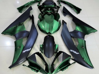 Forest Green and Matte Black 2008-2016 R6 Fairings