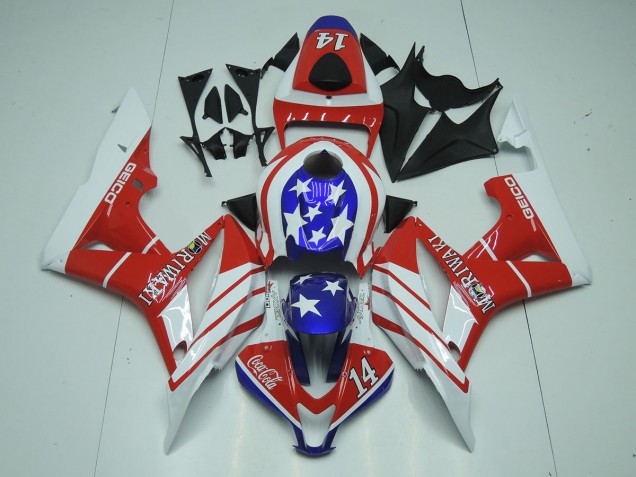 Geico 14 2007-2008 CBR600RR Fairings