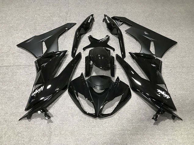 Gloss Black 2009-2012 ZX6R Fairings