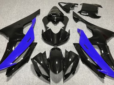 Gloss Black & Blue 2008-2016 R6 Fairings
