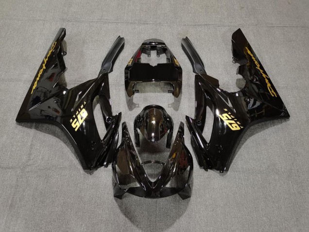 Gloss Black & Gold 2006-2008 Daytona 675 Fairings Gloss Black & Gold 2006-2008 Daytona 675 Fairings