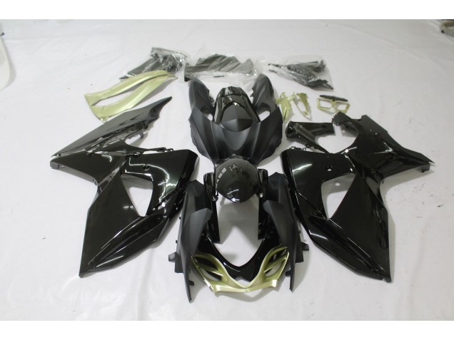 Gloss Black Matte Silver 2009-2016 GSXR 1000 Fairings