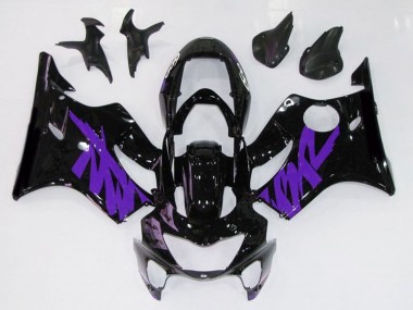 Gloss Black & Purple 1999-2000 CBR600 F4 Fairings