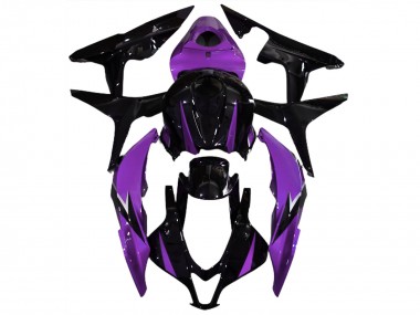 Gloss Black & Purple 2007-2008 CBR600RR Fairings
