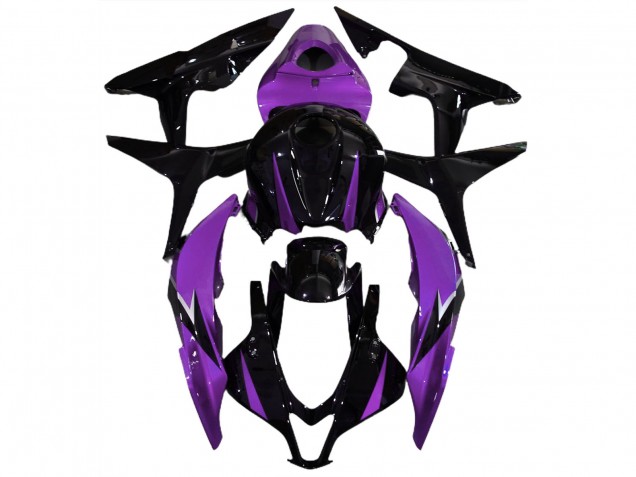 Gloss Black & Purple 2007-2008 CBR600RR Fairings