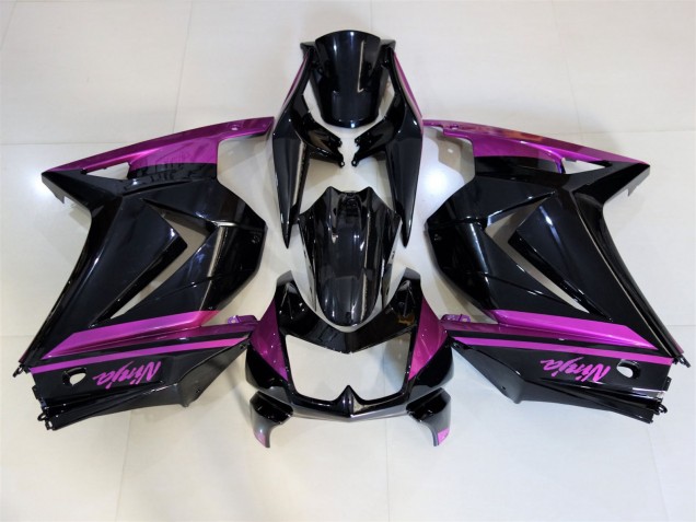 Gloss Black & Purple 2008-2012 Ninja 250 Fairings Gloss Black & Purple 2008-2012 Ninja 250 Fairings