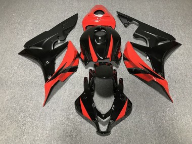 Gloss Black & Red 2007-2008 CBR600RR Fairings
