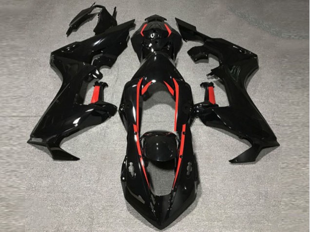 Gloss Black W Red Lining 2017-2023 CBR1000RR Fairings Gloss Black W Red Lining 2017-2023 CBR1000RR Fairings