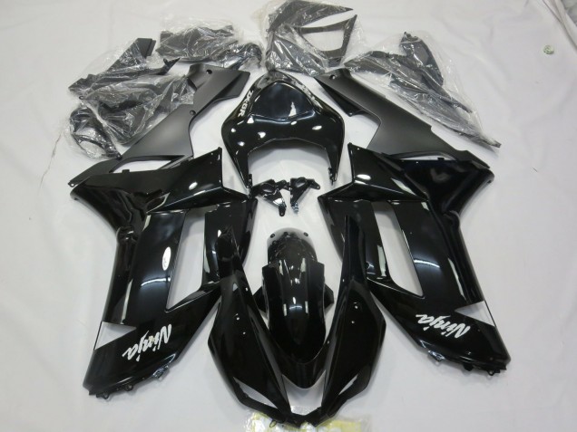 Gloss Black White decal 2007-2008 ZX6R Fairings
