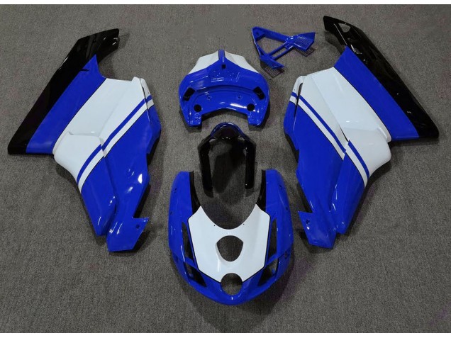 Gloss Blue & White 2003-2004 Ducati 749 999 Fairings