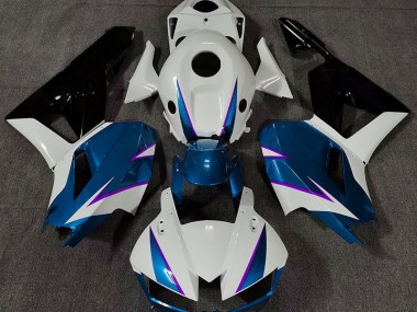 Gloss Blue White and Purple 2013-2023 CBR600RR Fairings
