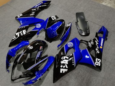 Gloss Blue and Black Custom 2005-2006 GSXR 1000 Fairings