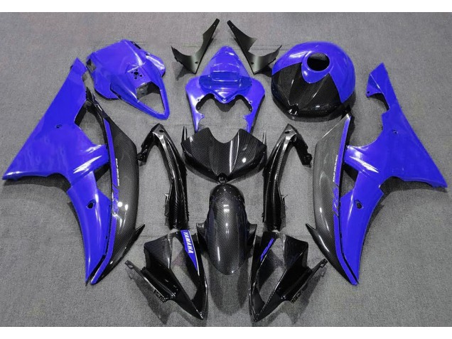 Gloss Blue and Carbon 2008-2016 R6 Fairings Gloss Blue and Carbon 2008-2016 R6 Fairings