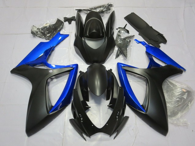 Gloss Blue and Matte Black 2006-2007 GSXR 600-750 Fairings Gloss Blue and Matte Black 2006-2007 GSXR 600-750 Fairings