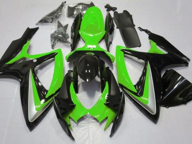 Gloss Green Debadged 2006-2007 GSXR 600-750 Fairings