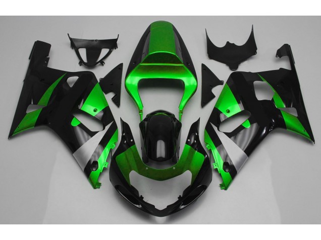 Gloss Green and Black 2001-2003 GSXR 600-750 Fairings Gloss Green and Black 2001-2003 GSXR 600-750 Fairings