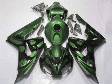 Gloss Green and Black 2006-2007 CBR1000RR Fairings