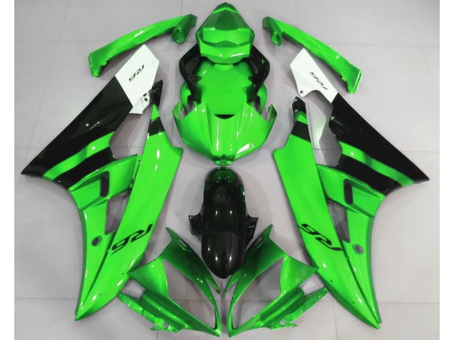 Gloss Green and Black 2006-2007 R6 Fairings Gloss Green and Black 2006-2007 R6 Fairings