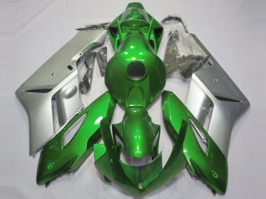 Gloss Green and Silver 2004-2005 CBR1000RR Fairings