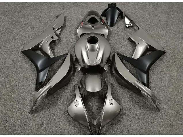 Gloss Grey and Black 2007-2008 CBR600RR Fairings