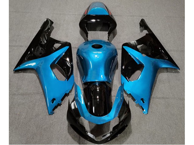 Gloss Light Blue and Black 2001-2003 GSXR 600-750 Fairings Gloss Light Blue and Black 2001-2003 GSXR 600-750 Fairings