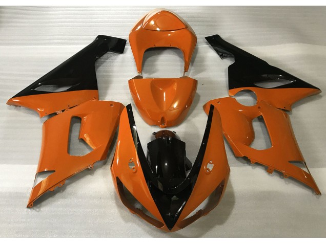 Gloss Orange & Black 2005-2006 ZX6R Fairings Gloss Orange & Black 2005-2006 ZX6R Fairings