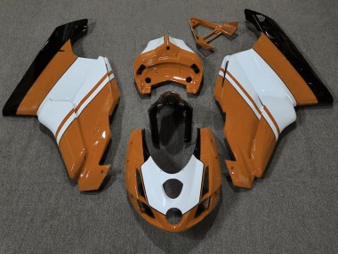 Gloss Orange & White 2003-2004 Ducati 749 999 Fairings