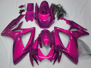 Gloss Pink Plain 2006-2007 GSXR 600-750 Fairings