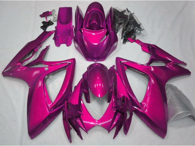Gloss Pink Plain 2006-2007 GSXR 600-750 Fairings