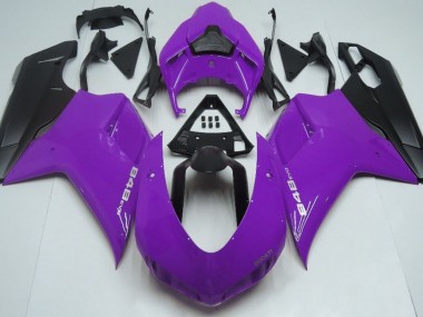 Gloss Purple & Black 2007-2014 Ducati 848 1098 1198 Fairings