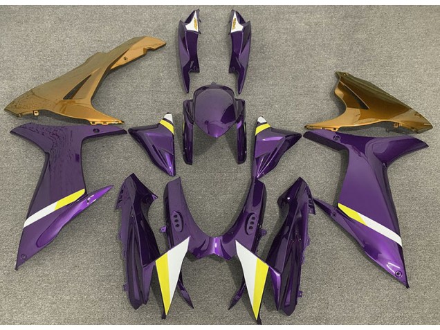 Gloss Purple and Gold 2011-2024 GSXR 600-750 Fairings Gloss Purple and Gold 2011-2024 GSXR 600-750 Fairings
