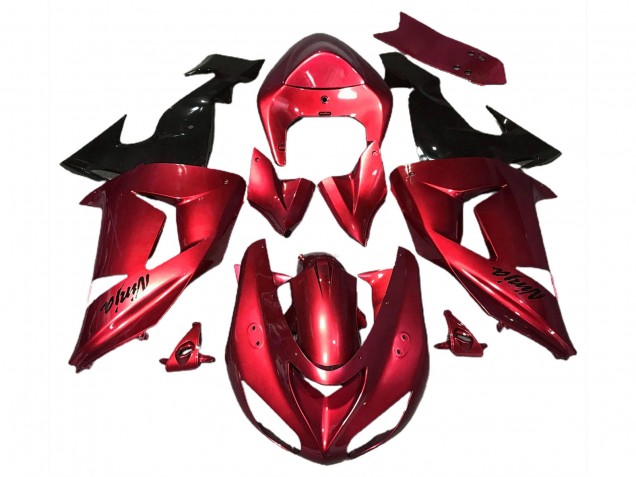 Gloss Red 2006-2007 ZX10R Fairings