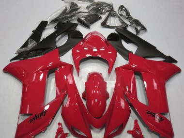 Gloss Red 2007-2008 ZX6R Fairings