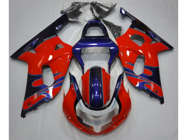 Gloss Red & Blue 2001-2003 GSXR 600-750 Fairings Gloss Red & Blue 2001-2003 GSXR 600-750 Fairings