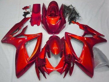 Gloss Red Plain 2006-2007 GSXR 600-750 Fairings