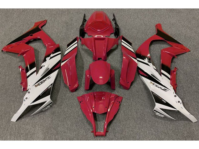 Gloss Red & White 2011-2015 ZX10R Fairings