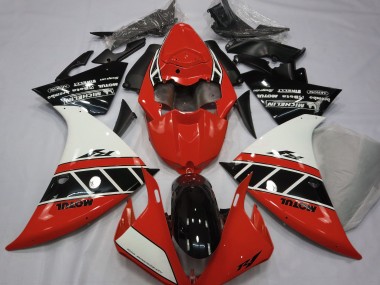 Gloss Red White and Black 2012-2014 R1 Fairings