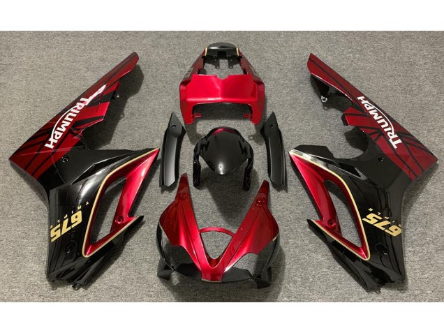 Gloss Red and Black 2009-2012 Daytona 675 Fairings Gloss Red and Black 2009-2012 Daytona 675 Fairings