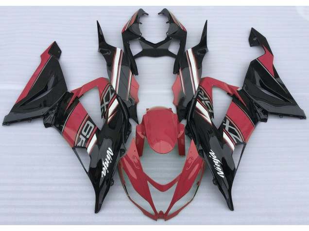 Gloss Red and Black 2013-2018 ZX6R Fairings