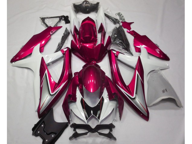 Gloss Red and White 2008-2010 GSXR 600-750 Fairings Gloss Red and White 2008-2010 GSXR 600-750 Fairings