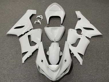 Gloss White 2005-2006 ZX6R Fairings