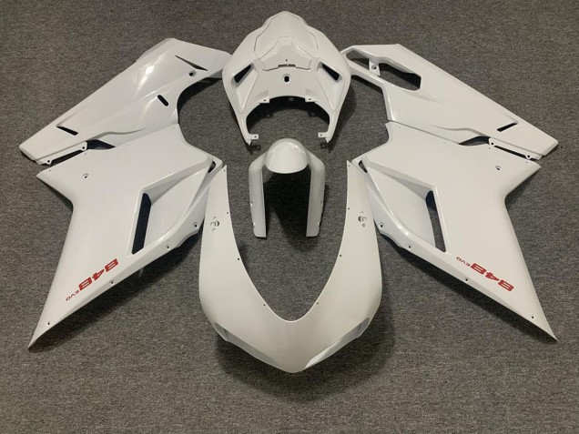 Gloss White 2007-2014 Ducati 848 1098 1198 Fairings Gloss White 2007-2014 Ducati 848 1098 1198 Fairings