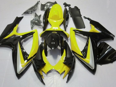 Gloss Yellow Debadged 2006-2007 GSXR 600-750 Fairings